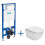 Zestaw podtynkowy DUPLO ONE + miska WC podwieszana MERIDIAN COMPACTO RIMLESS z deską SLIM Roca (A893104530)