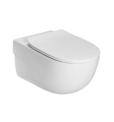 Miska WC podwieszana Rimless z deską wolnoopadającą SLIM (zestaw) Roca (A34H240000)