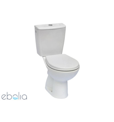 Miska wc do kompaktu o/poziomy z deską PP Madalena Roca (A34P19V000)