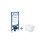 Zestaw podtynkowy DUPLO ONE + miska WC podwieszana ONA RIMLESS z deską Ona Roca (A893106300)