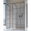 Kabina Walk-in 140x90 Modo New Black II Factory Radaway (389144-54-55 + 389094-54-55 + 389000-54))