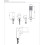 Bateria wannowa 4-otworowa Baretti chrom Omnires (BA7832CR)