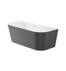Wanna przyścienna 170 x 75 cm kompozytowa STONEX®, back-to-wall Raina Roca (A2486680K0)