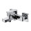 Bateria wannowa Baretti chrom Omnires (BA7830CR)