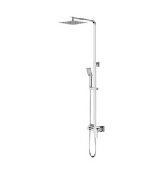 System prysznicowy natynkowy Baretti chrom Omnires (BA7844CR)