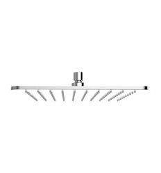 Deszczownica 25 x 25 cm Slimline chrom/biały Omnires (WG225/OCRB)
