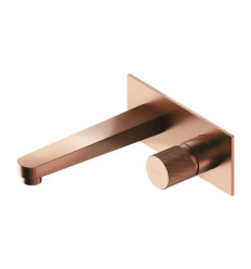 Bateria umywalkowa podtynkowa Contour miedź szczotkowana Omnires (CT8015CPB)