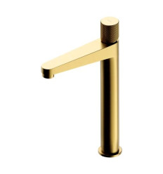 Bateria umywalkowa wysoka Contour złoto szczotkowane Omnires (CT8012GLB)
