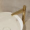 Bateria umywalkowa wysoka Contour złoto szczotkowane Omnires (CT8012GLB)
