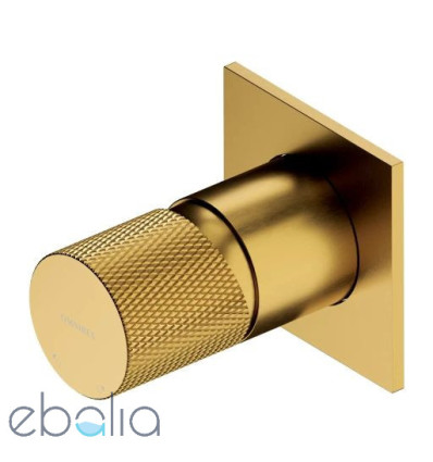 Bateria prysznicowa podtynkowa Contour złote szczotkowane Omnires (CT8045GLB)