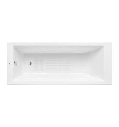 Wanna prostokątna 150 x 70 cm żeliwna z dnem antypoślizgowym Tampa Roca (A234150000)