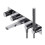 Bateria wannowa 5-otworowa podtynkowa Contour chrom Omnires (CT8037/1CR)