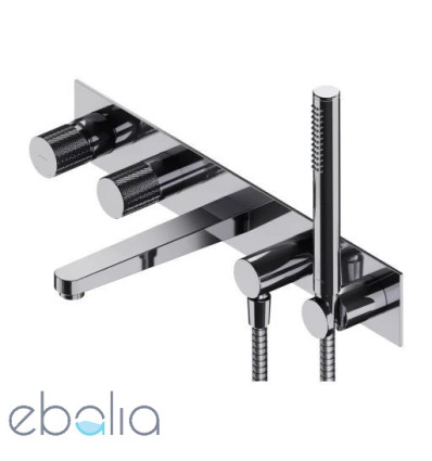 Bateria wannowa 5-otworowa podtynkowa Contour chrom Omnires (CT8037/1CR)