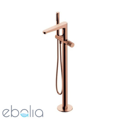 Bateria wannowa wolnostojąca Contour miedź szczotkowana Omnires (CT8033CPB)