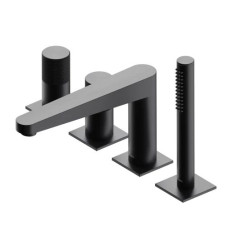 Bateria wannowa 4-otworowa Contour antracyt Omnires ( CT8032AT)