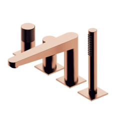 Bateria wannowa 4-otworowa Contour miedź szczotkowana Omnires (CT8032CPB)