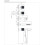 Bateria wannowa 4-otworowa Contour miedź szczotkowana Omnires (CT8032CPB)