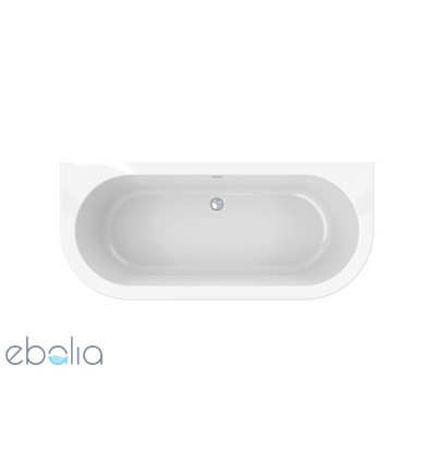 Wanna przyścienna akrylowa z syfonem typu "klick" Eternity Roca (A24T453000)