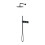 System prysznicowy podtynkowy Contour antracyt Omnires (SYSCT10AT)