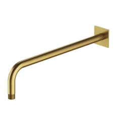 Ramię prysznicowe ścienne 40 cm złoto szczotkowane Omnires (RA01C/KGLB)