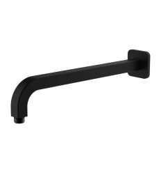 Ramię prysznicowe ścienne, 35 cm czarny mat Omnires (RA15BL)