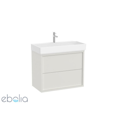 Szafka z umywalką 80 cm biały mat Tura Roca (A852033558)