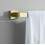 Wieszak na ręcznik pojedynczy Erlo Gold Brush Rea (REA-06907)