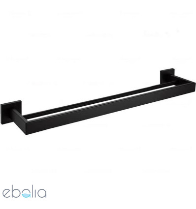 Wieszak na ręcznik podwójny Erlo Black Rea (REA-06908)