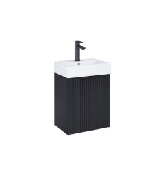 Szafka z umywalką 45 cm czarny mat Reef Roca (A852446532)