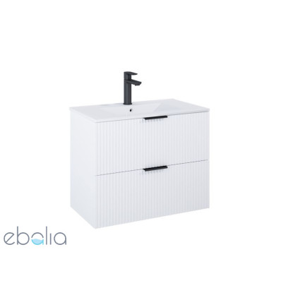 Szafka 80 cm podumywalkowa wisząca biały mat Reef Roca (A857955529)