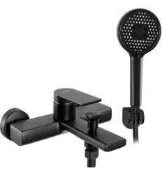Bateria wannowa czarna Verso Rea (REA-B7903)