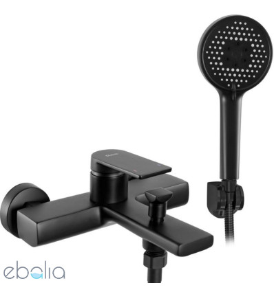 Bateria wannowa czarna Verso Rea (REA-B7903)