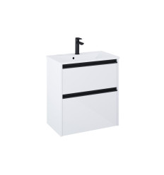 Szafka 60 cm podumywalkowa wisząca biały połysk wersja compacto Gap Pro Roca (A857908806)