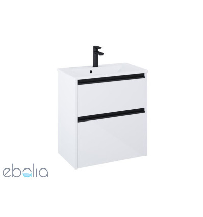 Szafka 60 cm podumywalkowa wisząca biały połysk wersja compacto Gap Pro Roca (A857908806)