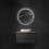 Lustro 80 cm okrągłe z oświetleniem LED i systemem Klarglas Nordlis Oltens (64109300)