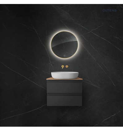 Lustro 60 cm okrągłe z oświetleniem LED i systemem Klarglas Nordlis Oltens (64108800)