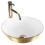 Umywalka nablatowa Stella White Gold Brush Rea (REA-U9087)