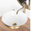 Umywalka nablatowa Stella White Gold Brush Rea (REA-U9087)