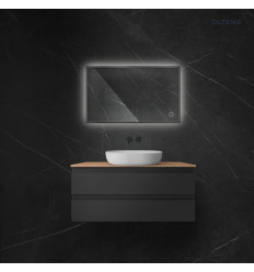 Lustro 60x100 cm prostokątne z oświetleniem LED i systemem Klarglas Nordlis Oltens (64111300)