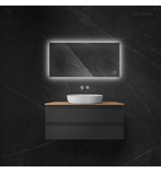 Lustro 60x120 cm prostokątne z oświetleniem LED i systemem Klarglas Nordlis Oltens (64112000)