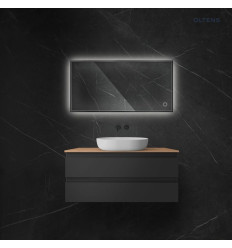 Lustro 60x120 cm prostokątne z oświetleniem LED i systemem Klarglas Nordlis Oltens (64112300)