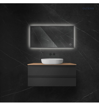 Lustro 60x120 cm prostokątne z oświetleniem LED i systemem Klarglas Nordlis Oltens (64112300)