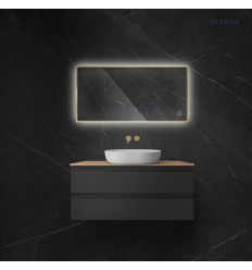 Lustro 60x120 cm prostokątne z oświetleniem LED i systemem Klarglas Nordlis Oltens (64112800)