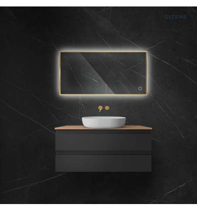 Lustro 60x120 cm prostokątne z oświetleniem LED i systemem Klarglas Nordlis Oltens (64112800)