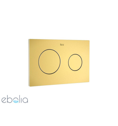 PL10 ONE - Przycisk podwójny brushed gold Roca (A8901890VA)