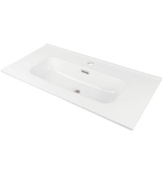 Umywalka ceramiczna 80cm wpuszczana w blat Tubo Deante (CTU 6U8M)