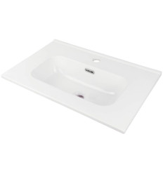 Umywalka ceramiczna 60cm wpuszczana w blat Tubo Deante (CTU 6U6M)