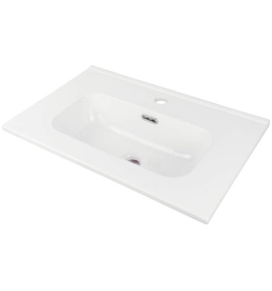 Umywalka ceramiczna 60cm wpuszczana w blat Tubo Deante (CTU 6U6M)