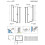 Drzwi prysznicowe 120 Fuenta DWJS Radaway (1384031-01-01L + 1384090-01-01)
