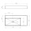 Umywalka ścienna 100 lewa z tworzywa Solid Surface Level white matt/fume matt Elita (RE041461226190)